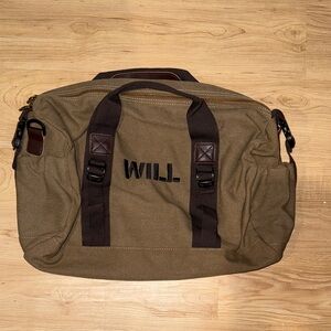 Brown Canvas Men's Bag